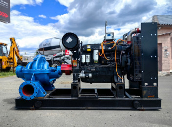 Дизельная насосная станция 800 м3/час, двигатель WEICHAI