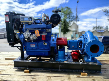 Дизельная насосная станция 500 м3/час, двигатель Ricardo