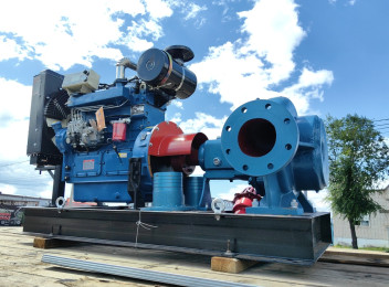 Дизельная насосная станция 800 м3/час, двигатель Ricardo